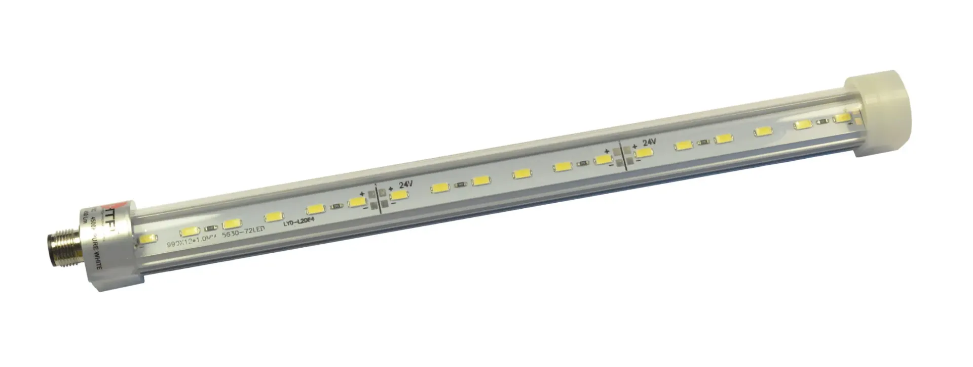 [LED-P0500-12MD] HTP LED INDUSTRIAL LIGHT TUBE WITH M12 CONNECTORS, 24V, LED-P0500-12MD