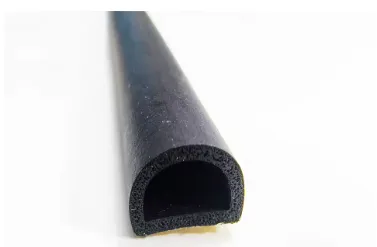 [030926125201] self adhesive hollow d shape epdm foam sealing strip 25x20mm length 1 m